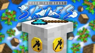 Minecraft FTB Skies  PEDESTAL TREE FARM amp CUSTOM DRAWERS 9 Modded Questing Skyblock [upl. by Ahseniuq]