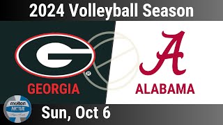 2024 Oct 6  Volleyball  Georgia vs Alabama  2024 Volleyball Season  20241006 [upl. by Stannwood872]