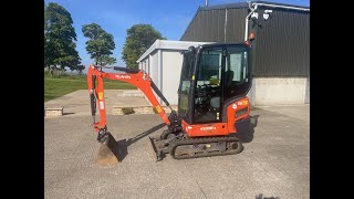 2019 Kubota KX0184 Minidigger  Mini Excavator For Sale at Corsehouse Commercials near Glasgow [upl. by Raamaj916]