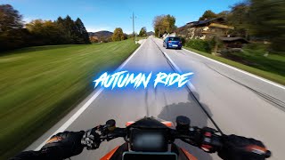 🔊 2020 KTM Super Duke 1290R  Autumn POV Ride  RAW djiosmoaction4 [upl. by Dearman]