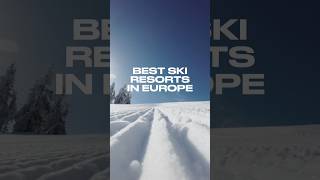 Best Ski Resorts In Europe🎿ski shortsfeed [upl. by Burleigh]