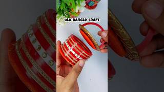 Waste Bangle DIY for Mandir  diy bestoutofwaste craft ganesh [upl. by Branden]