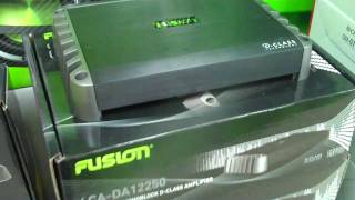 NEW Fusion Monoblock Amplifier CADA12250 1500W RMS  1 Ohm [upl. by Acirtal]