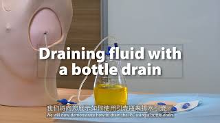 Indwelling Pleural Catheter Instructional Video Drainage Bottle [upl. by Essilec]