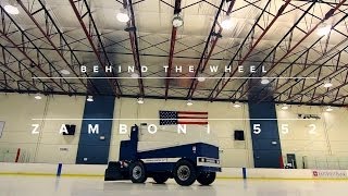 Zamboni 552 Electric Ice Resurfacer  Behind The Wheel [upl. by Arait]