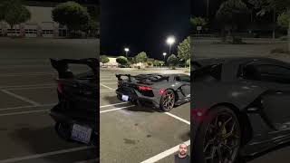 Aventador SVJ shoots flamessupercar lamborghini aventador lamborghinisvj 😀🥰 [upl. by Nipha]