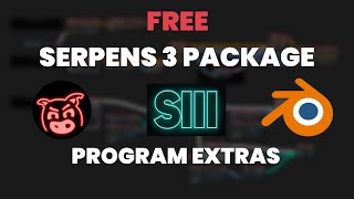 Blender Serpens 3  Free Package Program Extras [upl. by Mirisola540]