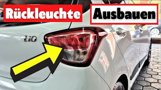 Hyundai I10  2018  Rückleuchte Ausbauen  Bremslicht Wechseln [upl. by Ak]