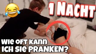 Wie oft kann ich Bibi in 1 Nacht PRANKEN  😲😂  Julienco [upl. by Borlase709]