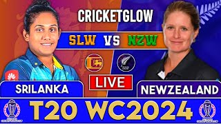 Live  SLW Vs NZW MATCH15 SHARJAH  Live Scores amp Commentary  T20 WWorld Cup 2024  1st innings [upl. by Harat]