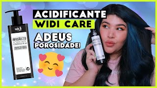 🥰 ACIDIFICANTE INFUSÃO 20 WIDI CARE para cabelos POROSOS NoLow PooVegano [upl. by Aihseyn]