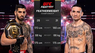 Ilia Topuria vs Max Holloway Full Fight  UFC 5 Fight Night [upl. by Zelten]