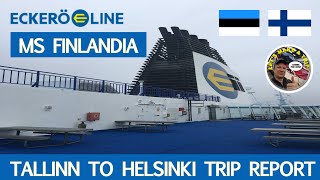 Across the Gulf of Finland from Tallinn to Helsinki with Eckero Lines MS Finlandia [upl. by Acquah]