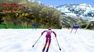 Nagano Winter Olympics 98 Nintendo 64 Gameplay HD [upl. by Enawtna511]