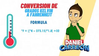 CONVERSIÓN DE GRADOS KELVIN A FAHRENHEIT Super facil  Para principiantes [upl. by Essyla]