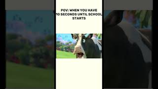 POV When you have 10 seconds until school starts [upl. by Nosiram]