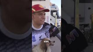 Gas Station Hero cools Dog in Bucket Bath 🥵 [upl. by Jovitah239]