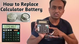 How to Replace Calculator Battery or Button Cell [upl. by Sakovich]