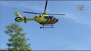 Traumaheli PH DOC landt op Orionlaan Bilthoven 20 07 2024 [upl. by Wilder394]