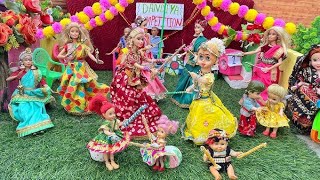 Radha Ne Khela DandiyaRadha Ki Kahani Part 32Barbie Doll All Day Routine In Indian Village [upl. by Stultz]