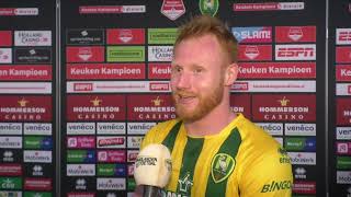 Jort van der Sande na ADO Den Haag  Excelsior 22052024 [upl. by Chaffinch]