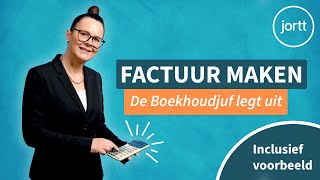 Factuur maken waar op te letten  Cursus boekhouden door de boekhoudjuf [upl. by Beyer]