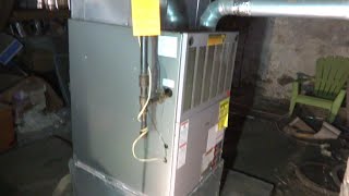 NASTY GAS FURNACE NO HEAT CALL [upl. by Azelea]