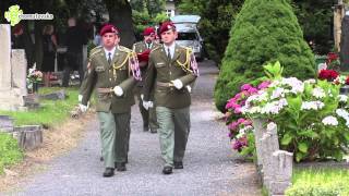 video Chomutov vojenský pohřeb padlého vojáka [upl. by Birgit]