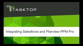 Tasktop Integration Hub Synchronization between Salesforce and Planview PPM Pro [upl. by Johm]