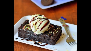 Oreo Brownie Recipe  Microwave Eggless brownie using Oreo cookies under 2 minutes [upl. by Ulani]