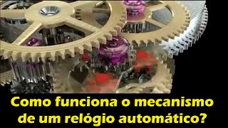 Como funciona a máquina do relógio automático  New Look Time [upl. by Aramas123]