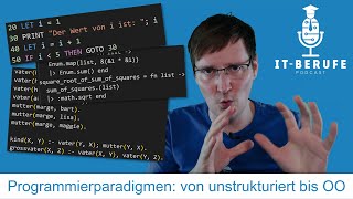 Programmierparadigmen prozedural objektorientiert funktional und logisch [upl. by Lekram551]