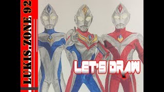 Lets Draw Ultraman Dyna [upl. by Ennaer]