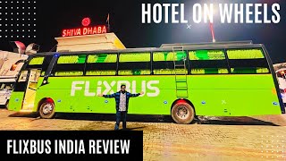 70 LAKH Ki Premium Luxury AC Sleeper Bus with Washroom OnBoard 😲 Flixbus INDIA Sleeper Bus REVIEW [upl. by Manlove411]