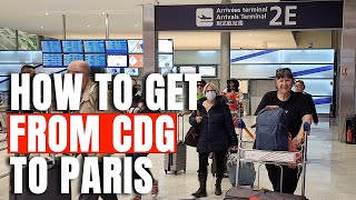 4 Simple Ways to Get to Paris from CDG Airport [upl. by Hen113]