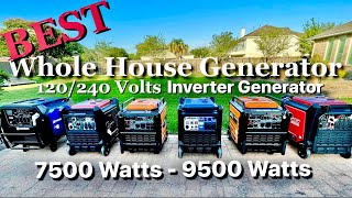 Best Whole House Backup Inverter 120V  240V Generator Review 7500w  9500w [upl. by Foley676]