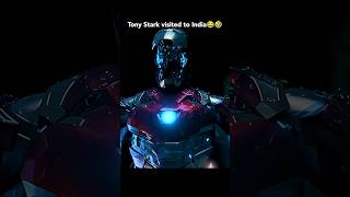 Tony Stark saves Peter Parker with his armour when he visited to India 😂🤣shorts ytshorts marvel [upl. by Emrich567]