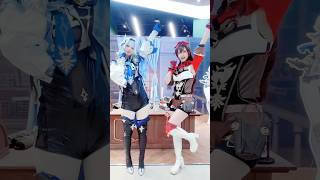 Eula x Amber Genshin Impact eula ambercosplay genshinimpact cosplayer [upl. by Christian]