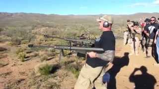 Shooting Two Barrett 50BMG Rifles [upl. by Anivla972]