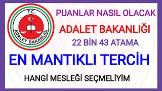 ADALET BAKANLIĞI PUANLAR KAÇA DÜŞECEK EN DOĞRU TERCİH NASIL✅ ADALET BAKANLIĞI BAŞVURU NASIL YAPILIR✅ [upl. by Eleanor]