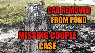 Car at the center of a missing couple cold case has been removed from Ga pond [upl. by Nilknarf]