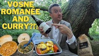 Does Burgundy go with CURRY Berthaut Gerbet Vosne Romanée 2018 [upl. by Airetahs492]