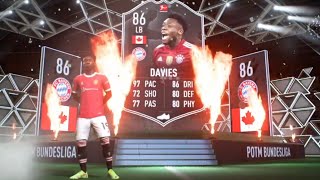 Alphonso Davies POTM Bundesliga SBC Fifa22 [upl. by Alra]