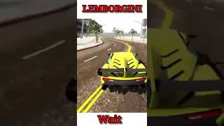 Lamborghini car game Naam Indian bikes game Naam hai 👈gaming lamborghini shorts viralvideo 💪✅🥰👈 [upl. by Rabi]