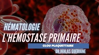 LHÉMOSTASE PRIMAIRE quotCLOU PLAQUETTAIREquot  ❤💚 DrIKHLAS GUERIANE 💚❤ [upl. by Cecilla]