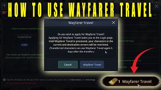 Mir4  NEW UPDATE How to transfer server  The use of wayfarer [upl. by Oalsecnew]