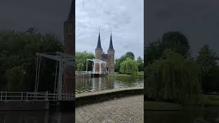 The Eastern Gate Dutch Oostpoort in Delft Netherlands [upl. by Nojad]