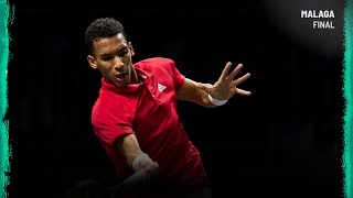 Felix AugerAliassime v Álex de Miñaur  Canada v Australia  Davis Cup Final Highlights [upl. by Ewolram]