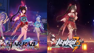 Hi3 Sparkle vs HSR Sparkle Honkai Impact 3rd x Honkai Star Rail Collaboration [upl. by Carnes]