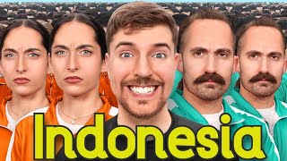 100 Saudara Kembar Bertarung untuk 250000 MrBeast di Indonesia [upl. by Pace714]